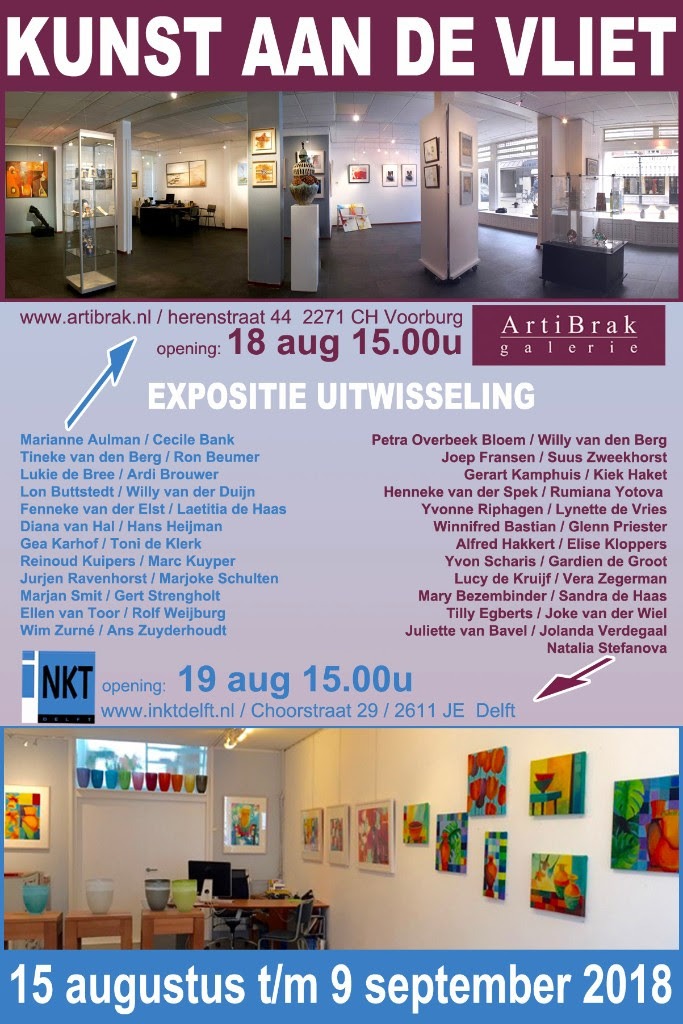 Kunst Aan de Vliet | Galerie ArtiBrak i.s.m INKT Delft